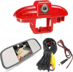 HD auto tagurduss&uuml;steem piduritulede tagurduskaamera Van Roof Camera parkimisabi &uuml;hildub Opel Vivaro/Combo/Renault Master/Trafic/Fiat Scudo/Talento/Movano/Nissan/Primastar/Citroeniga
