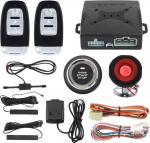 EASYGUARD EC003-NS PKE auto alarm Proximity Entry Push Start Button Remote Engine Start Shock Alarm Warning DC12V