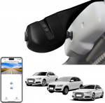 Mangoal 4K Dash Cam Custom Fit for Audi (mudel B Black) A4 A6 Allroad A3 A5 A6 Q5 A8 S8 A7 S5 Q3 S3 S7, integreeritud OEM v&auml;limus, UHD 2160P video, WiFi ja tasuta rakendus, 64GB