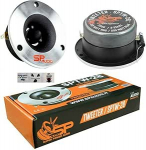 SP 2 Tweeter Audio SPTW28 Ultra Slim 100 Watt RMS ja 200 Watt Max 9,40 cm l&auml;bim&otilde;&otilde;duga ja 107 dB tundlikkusega s&uuml;gavus ainult 4,20 cm paari kohta + 3 tasuta kleebist.