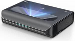 NexiGo Aurora Pro, Ultra l&uuml;hikese vahemaa 4K kolmev&auml;rviline projektor laser, 2400 luumenit, d&uuml;naamiline lasertimmimine, Dolby Vision & Atmos, HDR10, HLG, aktiivne 3D, 60W k&otilde;lar, UST Laser TV