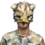 Boland - pluusist loomamask t&auml;iskasvanutele, realistlik poolmask karnevaliks, teemapidu v&otilde;i loomade Cosplay &uuml;rituseks