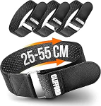 CLIFFORD Elastsed Velcro rihmad I 50 mm I Extra lai I Velcro lint p&uuml;ksiklambritele Clip Jalgratta garaaži hoiustamiseks I Velcro kaablipaelad Velcro I Velcro kaablipaelad p&uuml;kste kaitseks jalgrattale