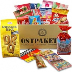 Ostpaket Sweet Seduction koos 20 DDR-i t&uuml;&uuml;pilise tootega Kingitusidee eripakett Kingikomplekt Ida tooted