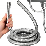 VANZACK roostevabast terasest kaablikaitsme keermestatud voolik Paindlik kaitsevoolik kaabli laua kontori ja kodukasutuse jaoks Robustne kaabli kaitse toru koos juhtme kaabli korraldaja funktsiooniga