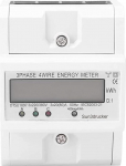LCD digitaalne elektrim&otilde;&otilde;tja DIN Rail KWh m&otilde;&otilde;tja 3 x 20 (80A) 230/400V 5(80) A 3-faasiline vahelduvvoolum&otilde;&otilde;tja
