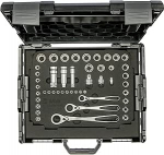 MOFLEX mutriv&otilde;tmekomplekt, 47 tk I WGB The Tool I 1/4" + 3/8" + 1/2" I Kroomvanaadiumterasest