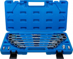 BGS 1541 Topeltrat&scaron;ikomplekt, h&otilde;bedane/sinine, 8-19 mm, 10-osaline komplekt