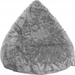 Sitting Point by Magma Fluffy BeanBag L in Medium Grey