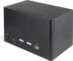 StarTech.com 2 Port Quad Monitor DisplayPort KVM Switch - 4K 60 Hz UHDR - DP 1.2 KVM Switch koos USB 3.0 jaoturiga, 2x USB 3.0 (5 Gbit/s) ja 4x USB 2.0 HID pordiga, Audio - Hotkey - TAA (SV231QDPU34K)