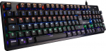 G-LAB Keyz Carbon V3 mehaaniline m&auml;nguklaviatuur QWERTZ sinised l&uuml;litid - Mitmev&auml;rviline LED m&auml;nguklaviatuur taustavalgusega, Anti-Ghosting - PC/PS4/PS5/Xbox One/Xbox Series X Uus 2022