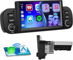 Androidi autoraadio Carplay Fiat Panda 2013-2020 Touch Display 6,2-tolline autoraadio koos navigatsiooniga WiFi BT FM RDS EQ USB SWC + Canbus + tagurduskaamera
