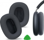 Geekria Comfort Asendusk&otilde;rvapadjad, mis &uuml;hilduvad Apple AirPods MAX (A3184) k&otilde;rvaklappide k&otilde;rvapadjadega (must)