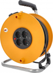as - Schwabe kaablirull 25 m - 4 sisseehitatud pistikupesa - &uuml;lekuumenemiskaitse - seisupidur - 230 V/16 A/3500 W - kaablijuhtimine - Made in Germany - IP20 - oranž, 11480