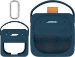 Aenllosi Silikoonist kaitsekott Bose New SoundLink Micro (2nd Gen) kaasaskantav Bluetooth-k&otilde;larile Ainult reisikott - k&otilde;lar ei kuulu komplekti - tumesinine