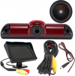 HD IP68 auto elamu tagurduss&uuml;steem pidurituli tagurduskaamera katuse kaamera parkimisabi nurga reguleeritava &ouml;ise n&auml;gemisega &uuml;hilduv Fiat Ducato X251 / Peugeot Boxter / Citroen Jumperiga