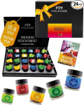 Hallingers Selection - 24 sorti teed kinkekomplekt, vegan & gluteenivaba kruvipurkides (komplekt) - kingiideed j&otilde;ulud ja kingitused advendikalender | taastumine aastavahetuse &otilde;nnitlused