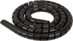 jalgrattasport kaabli spiraalvoolik must plastist paindlik kaabli kaitse voolik auto mootorratta arvuti kaabli kanal kaablikate (l&auml;bim&otilde;&otilde;t 12 mm, pikkus 3 m)