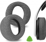 Geekria Comfort Linen asendusk&otilde;rvaklapid Sony PlayStation 5 PS5 Pulse 3D juhtmevabadele k&otilde;rvaklappidele K&otilde;rvaklapid K&otilde;rvaklappide remonditarvikud (Hall)