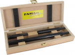 FAMAG 3-piece extension set in wooden box ID10mm GL 80, 125, 250mm