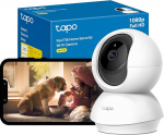 TP-Link Tapo Pan/Tilt Smart Security Camera, Indoor CCTV, 360&deg; Rotational Views, Works with Alexa & Google Home, No Hub Required, 1080p, 2-Way Audio, Night Vision, SD Storage, Device Sharing (C200)