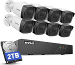ANNKE 4K 5MP PoE valvekaamera komplekt 8CH H.265 4K NVR salvestaja