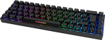 DELTACO GAMING DK440R mehaaniline m&auml;nguklaviatuur (juhtmevaba, RGB valgustus, 65%, Saksa paigutus QWERTZ, esilaser) - must