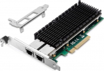 10Gb PCIe v&otilde;rgukaart Intel X540-T2, 10G LAN kaart koos Intel X540 kontrolleriga, Dual RJ45 Ports NIC PCI Express x8 Ethernet adapter Windows/Windows Server/Linux/Freebsd/VMware ESXi jaoks