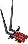 GLOTRENDS AX5400 WiFi 6E PCIe kaart madala profiiliga paigaldusega lauaarvutile, Intel AX210 kiip, 802.11ax, BT 5.3, toetab Windows 11/10/Linux, ei toeta Mac OS/Windows 7/XP operatsioonis&uuml;steeme.