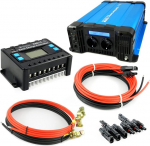 solartronics p&auml;ikesepaneelide lisaseadmete komplekt 1500 Watt muundur FS1500D 30A laadimiskontroller pistikukaabel fotogalvaaniline saarekesks&uuml;steem