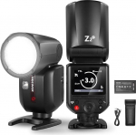 NEEWER Z2-F 2.4G TTL v&auml;lklambi &uuml;marpea v&auml;lklambi Speedlite &uuml;hilduv Fujifilmiga, 76 W 1/8000s HSS v&auml;lk Uuendatud UI, 2 modelleerimislampi TTL/M TCM l&uuml;liti 7,2 V/3000 mAh aku 600 t&auml;isv&otilde;imsuseline v&auml;lklambi
