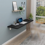 W&auml;sche-Klapptisch zur Wandmontage, f&uuml;r kleine R&auml;ume, zusammenklappbar, mit Bl&auml;ttern, ideal f&uuml;r Heimb&uuml;ro.