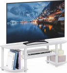 Furinno Turn-S-Tube lai TV meelelahutuskeskus, valge
