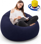 PVC t&auml;ispuhutav diivan - &uuml;he istme Bean Bag diivan, kokkupandav v&auml;ljas Bean Bag, t&auml;ispuhutav pall tool, kerge Lounge tool (sinine)