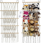 Hoiustamine Cuddly Toys Hammock, v&otilde;rk Cuddly Toys, 4-tasandiline ladustamine, rippuvad pehmed m&auml;nguasjad v&otilde;rk lastetuppa