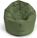 BuBiBag Bean Bag, 2-in-1 funktsiooniga istmepadi EPS pol&uuml;st&uuml;reen t&auml;idisega, 32 v&auml;rvi, p&otilde;randapadi, tugitool, diivan (100 cm, khaki)