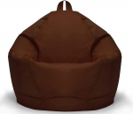 STTC Outdoorer Bean Bag kate ilma t&auml;idiseta, 420D veekindel Oxfordi aiam&ouml;&ouml;bli hiiglaslik kate lastele ja t&auml;iskasvanutele, ilma t&auml;idiseta, pruun, 100 x 120 cm