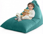 Nobildonna Bean Bag Tool Cover (ilma t&auml;idiseta) t&auml;iskasvanutele Teens Bean Bag Lounger Diivan paks sametkate t&auml;idetud ladustamise 400L (tumeroheline, suur)