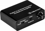 Cabletech Digital to analog audio converter with headphone output