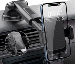 Mobiiltelefoni hoidja auto mobiiltelefoni hoidja auto ventilatsiooniks koos t&auml;iendatud stabiilse versiooni ja &uuml;he nupuvabastusega
