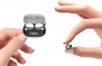 Xmenha White Mini Wireless Bluetooth k&otilde;rvaklapid Pocket Size Long Life veekindel IPX5 mugavad traadita Bluetooth k&otilde;rvaklapid Hea valik kingituseks