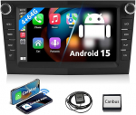 ESSGOO 4+64G juhtmeta autoradio ja Android Car Play Vauxhall Opel Corsa C/D Zafira B Astra G/H Meriva Signum Combo 7-tollise puuteekraaniga Bluetooth FM AM RDS GPS WiFi Silver