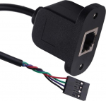 RJ11/RJ12 6P4C Female kuni 4 Pin 4P Dupont Header paneelile paigaldatav adapterkaabel (4P Dupont Header)