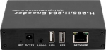 EXVIST H.265 4K HDMI videokooder, HDMI IP-kooderiks, Dual USB 2.0 salvestamiseks, HDMI Loopout, &uuml;hildub ONV/HK-ga, Push YouTube'i, Facebooki, Wowza, Twitchi jaoks