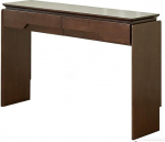 Konsolentisch Holz, Console mit Schubladen, Ausgestattet mit Ablagefl&auml;chen, Eingangstische f&uuml;r Flur, Diele und Wohnzimmer(Brown)