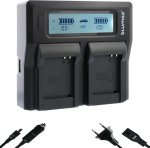 Blumax Dual Charger for Panasonic Replaces DMW-BCM13 / DMW-BCM13-E Dual Charger|Compatible with Lumix DMC Series TZ40-TZ41-TZ55-TZ56-TZ58-TZ60-TZ61-TZ70-TZ71 | ZS30-ZS40 |TS5 | FT5