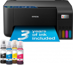Epson EcoTank ET-2861 stampante multifunzione inkjet 3-in-1 A4, serbatoi ricaricabili alta capacity, 4 pudelit, sealhulgas 4500pag B/N 7500pag v&auml;rviline, Wi-FI Direct, USB (EcoTank ET-2861)