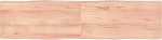 vidaXL lauaplaat, puidust lauaplaat, s&ouml;&ouml;gilaud, kohvilaud, t&auml;ispuidust laud, k&auml;sit&ouml;&ouml;na valmistatud servaga, asenduslaua saranate disain, helepruun, 160 x 40 x (2-4) cm, t&ouml;&ouml;deldud t&auml;ispuit