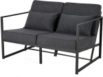 Mingone pehmendusega tugitool &uuml;he diivaniga Multi-Seat diivan metallist raam Linane pehme iste Elegantne retro tool elutoa vastuv&otilde;tu kohvikusse