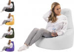 sunnypillow Gaming Bean Bag XXL koos pol&uuml;st&uuml;reenist t&auml;idisega v&auml;ljas ja siseruumides lastele ja t&auml;iskasvanutele Bean Bags istmepadi p&otilde;randapadi Paljud v&auml;rvid valimiseks Valge